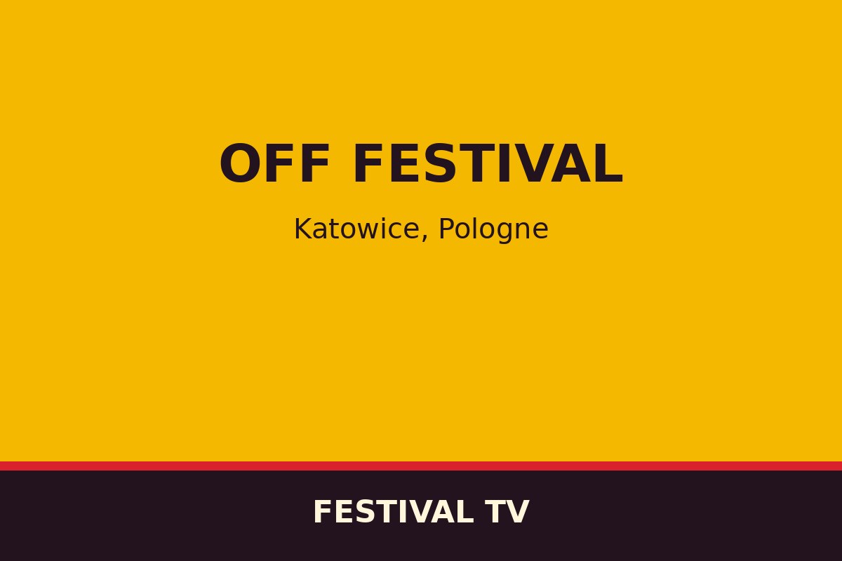 OFF Festival — affiche / photo officielle