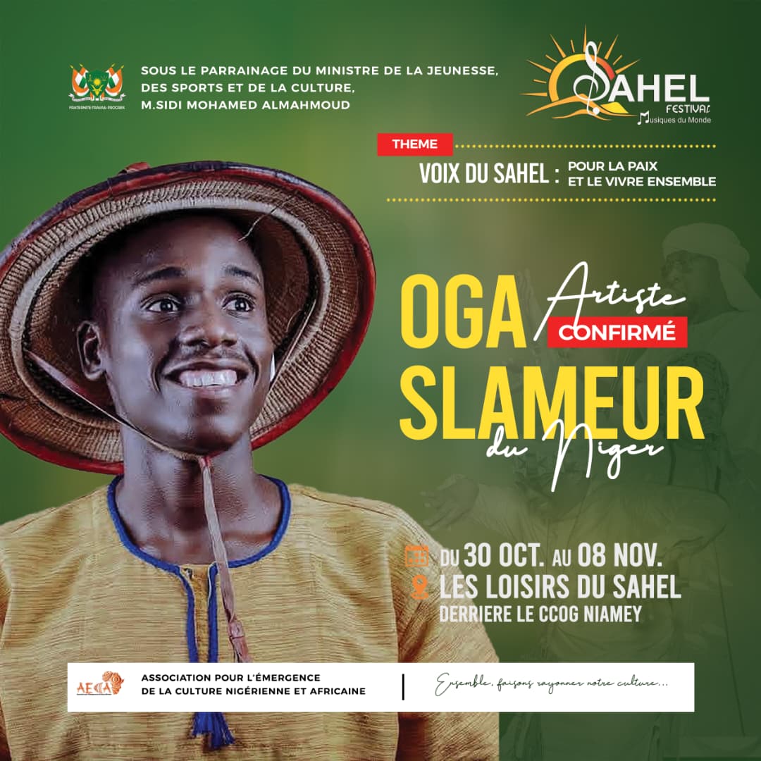 OGA LE SLAMEUR : LA PAROLE DU NIGER DÉBARQUE AU SAHEL FESTIVAL !