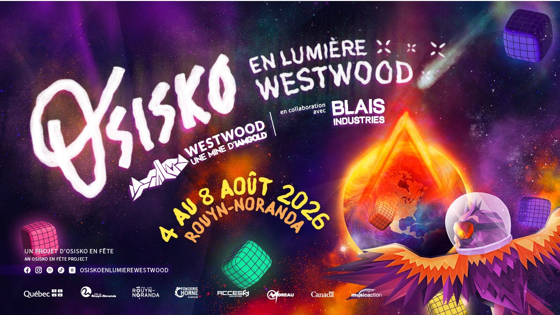 Osisko en lumière Westwood — affiche / photo officielle