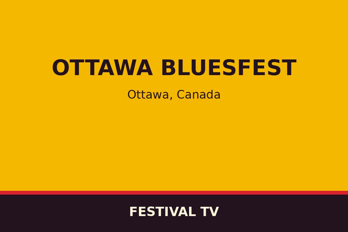 Ottawa Bluesfest — affiche / photo officielle