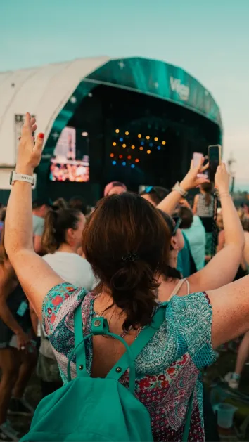 Audience atmosphere at the Paleo Festival Nyon