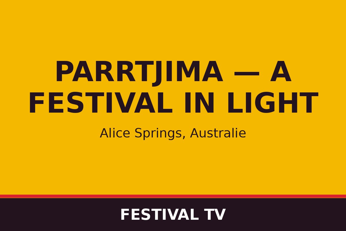 Parrtjima — A Festival in Light — affiche / photo officielle