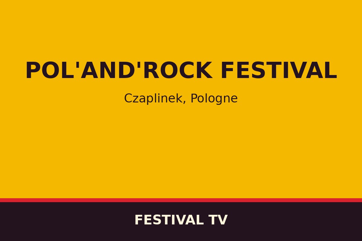 Pol'and'Rock Festival — affiche / photo officielle