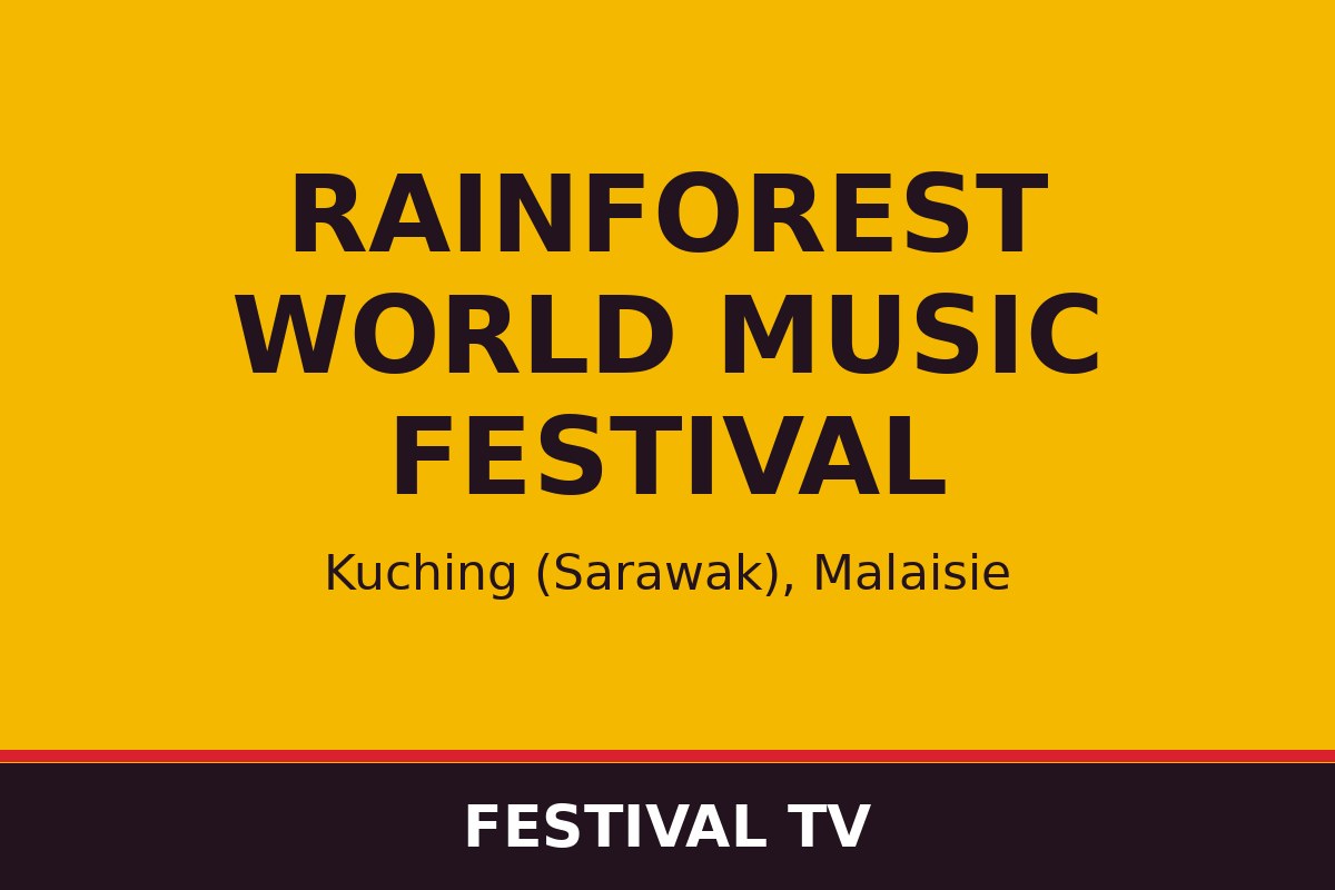 Rainforest World Music Festival — affiche / photo officielle