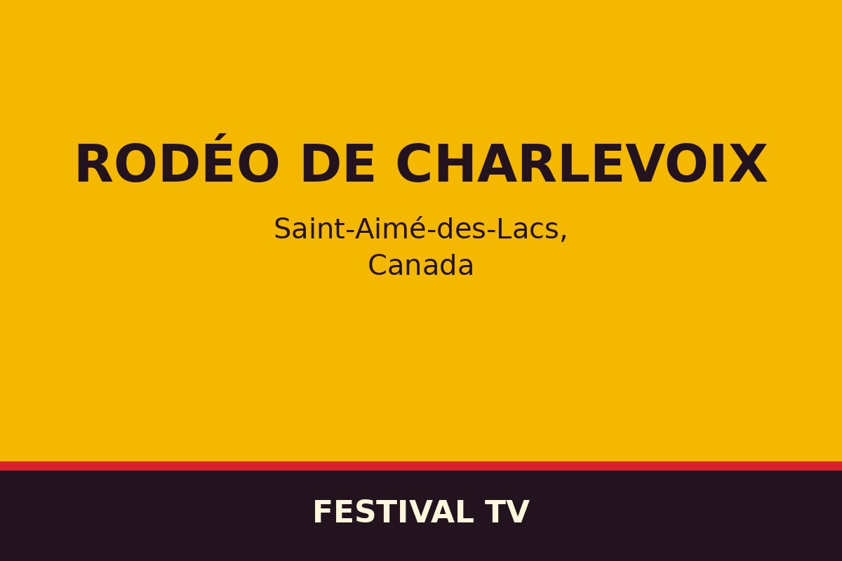 Rodéo de Charlevoix — affiche / photo officielle