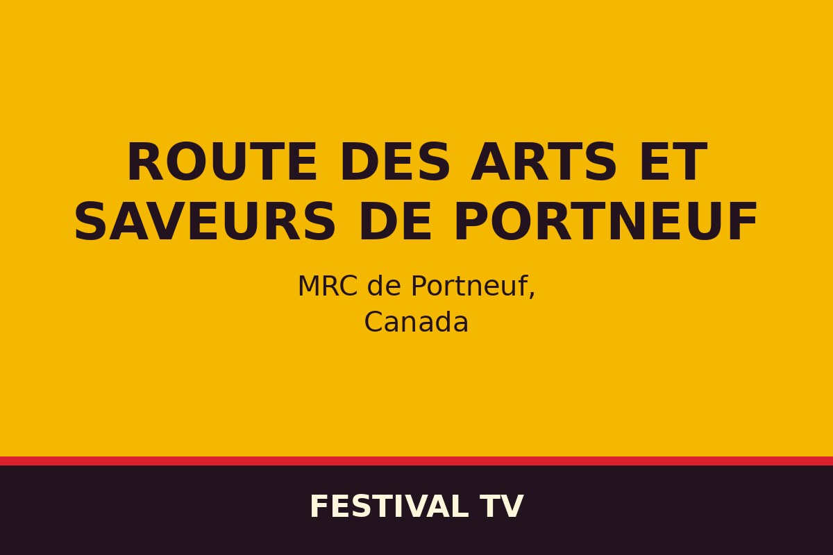 Route des arts et saveurs de Portneuf — affiche / photo officielle