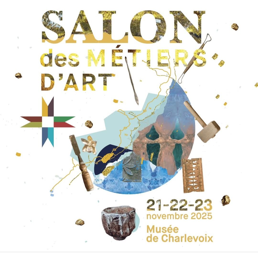 Salon des métiers d'art de Charlevoix — affiche / photo officielle