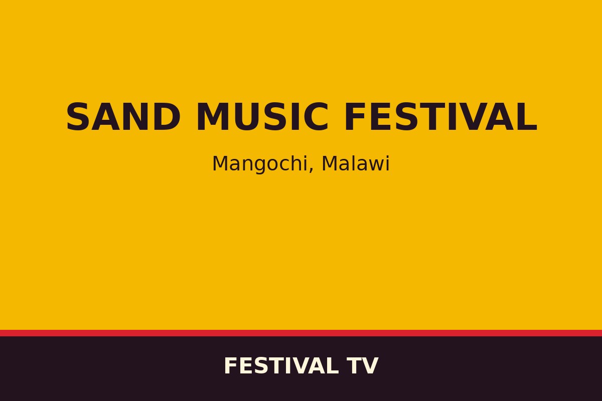 Sand Music Festival — affiche / photo officielle