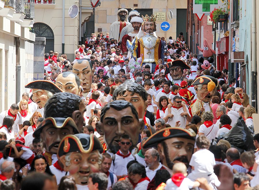 Sanfermines — San Fermín Day — poster / official photo