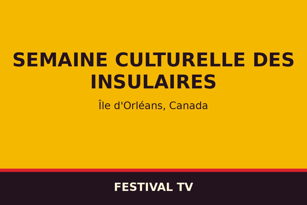 Semaine culturelle des insulaires — affiche / photo officielle