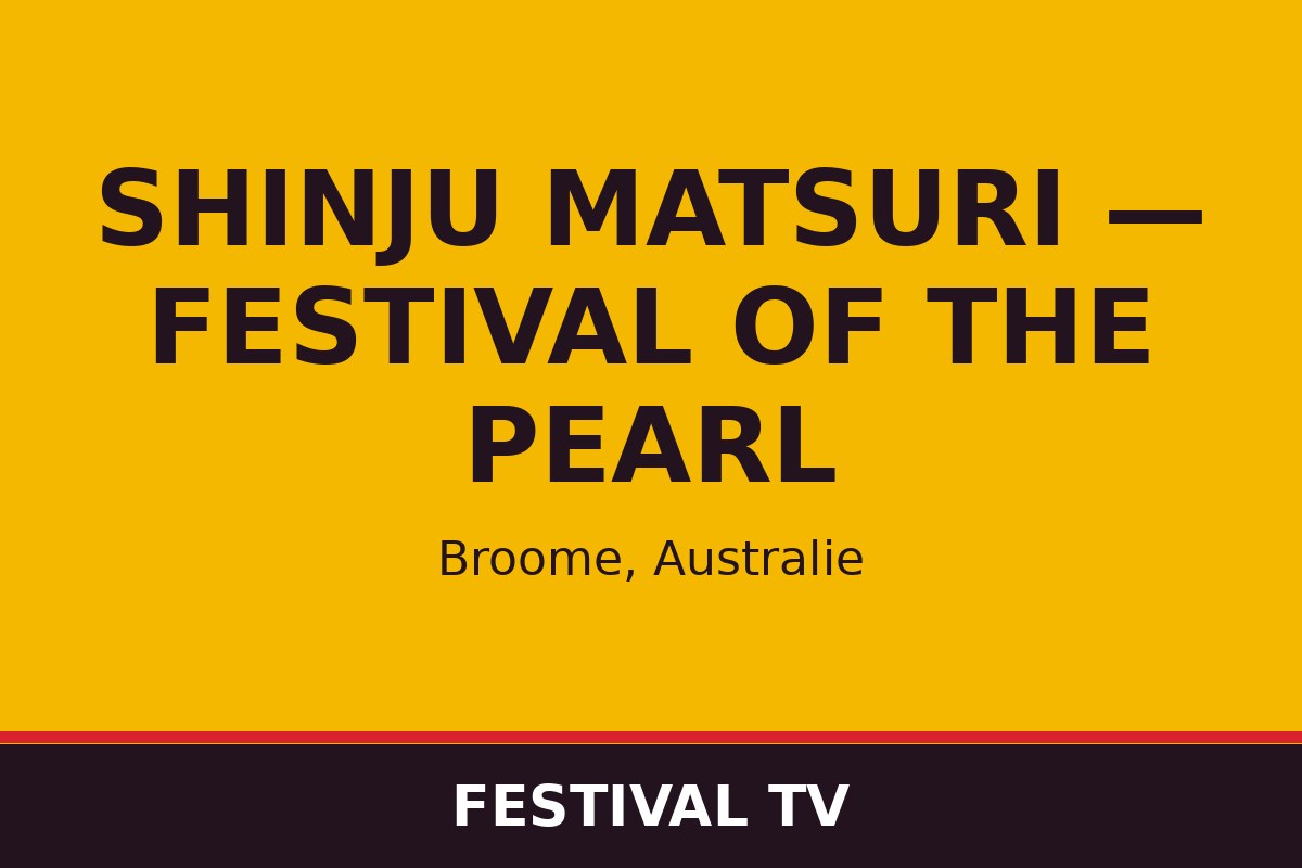 Shinju Matsuri — Festival of the Pearl — affiche / photo officielle