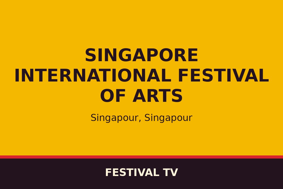 Singapore International Festival of Arts — affiche / photo officielle