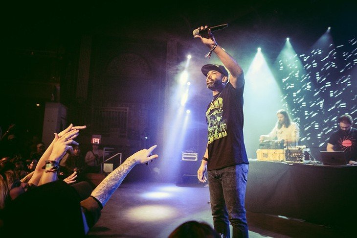clipping on stage at Palace Theatre, Sled Island 2026