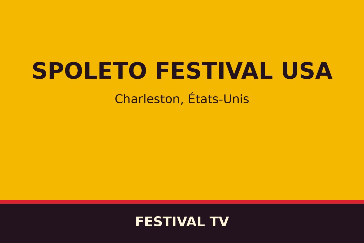 Spoleto Festival USA — affiche / photo officielle