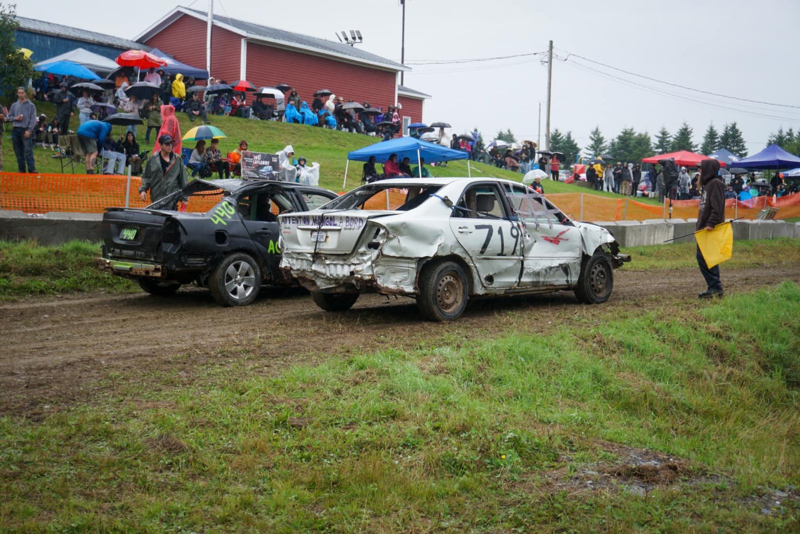 Extreme bazous race at St-Mag Fest, Saint-Magloire