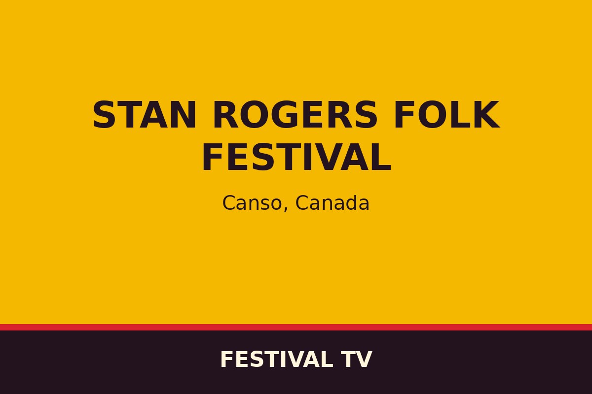 Stan Rogers Folk Festival — affiche / photo officielle
