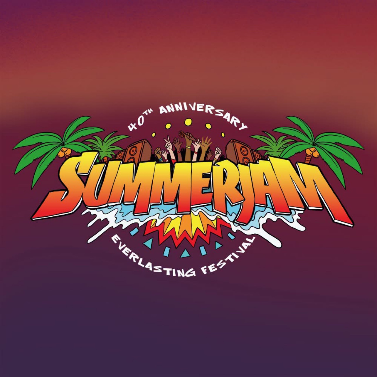 Official logo of the Summerjam Festival — 40th Anniversary, Everlasting Festival