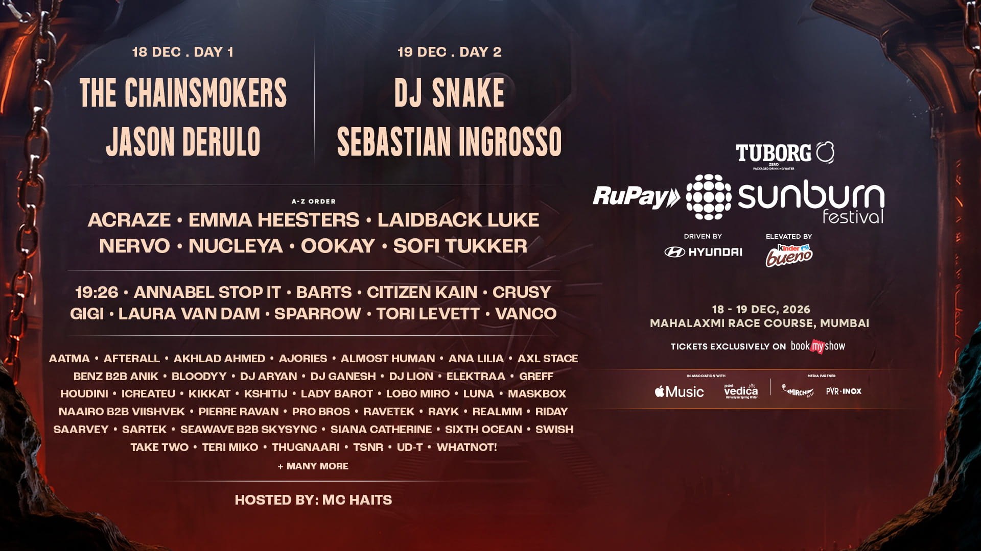 Sunburn Festival — affiche / photo officielle