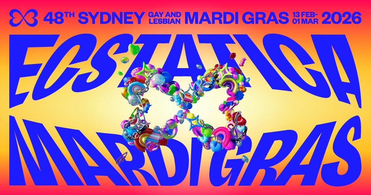 Sydney Gay and Lesbian Mardi Gras — affiche / photo officielle