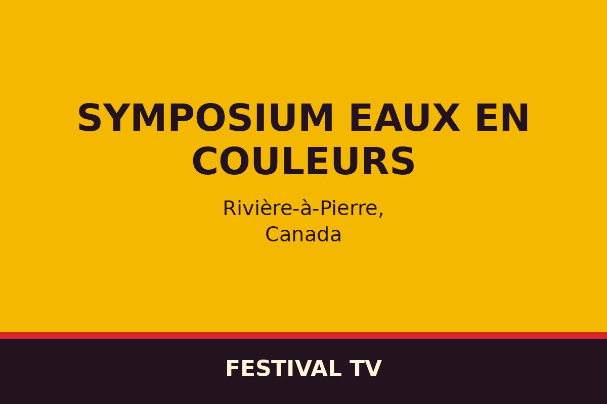 Symposium Eaux en couleurs — affiche / photo officielle