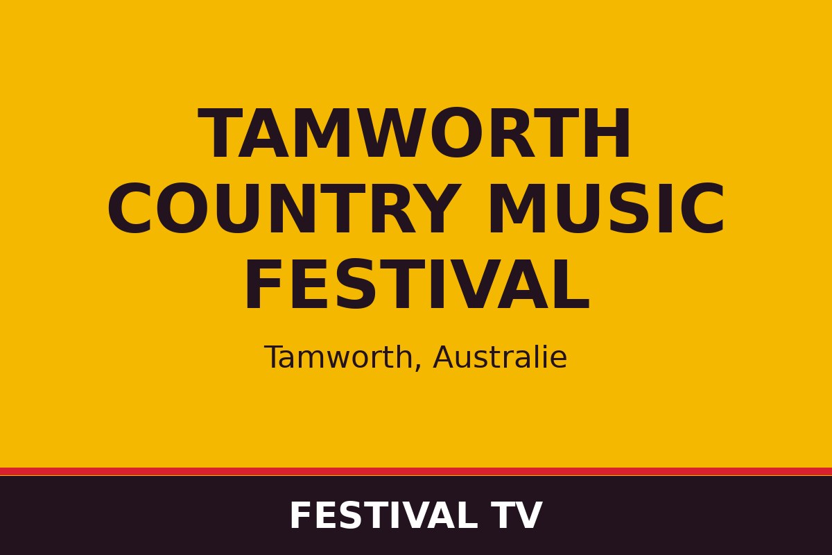 Tamworth Country Music Festival — affiche / photo officielle
