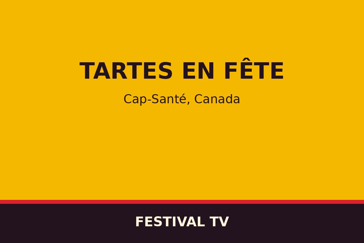 Tartes en Fête — affiche / photo officielle