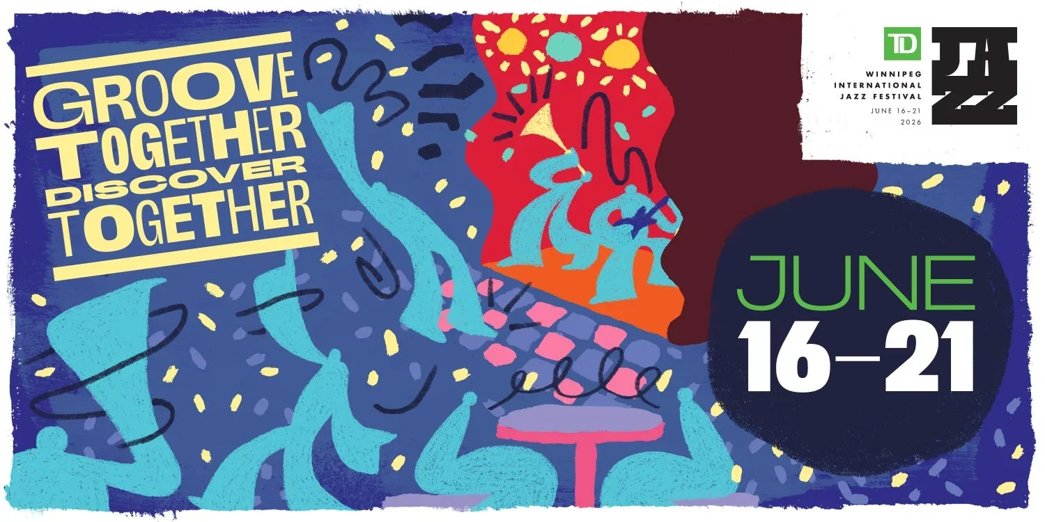 Official visual of the TD Winnipeg International Jazz Festival 2026