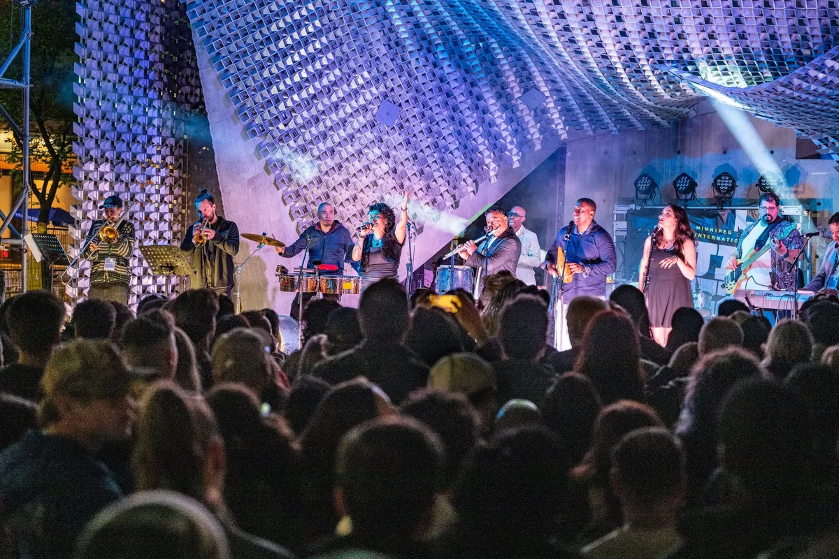 Concert in Old Market Square, Winnipeg
