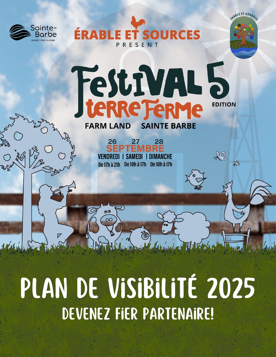 L'affiche officielle de la 5e édition (26-28 septembre 2025)