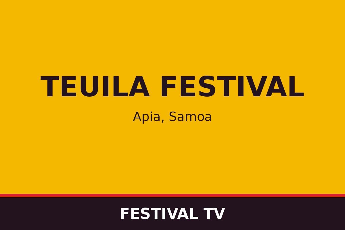 Teuila Festival — affiche / photo officielle