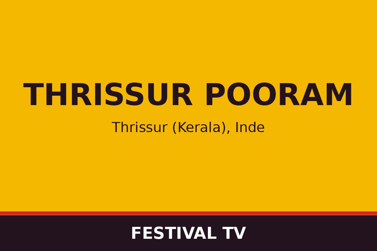 Thrissur Pooram — affiche / photo officielle