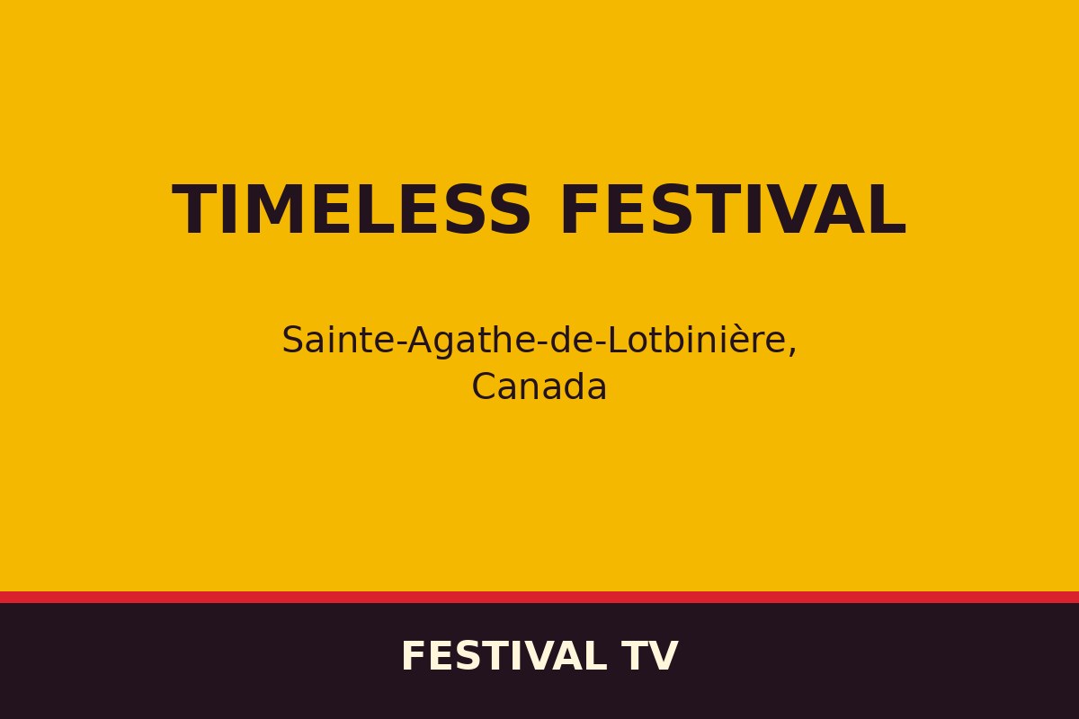 Timeless Festival — affiche / photo officielle