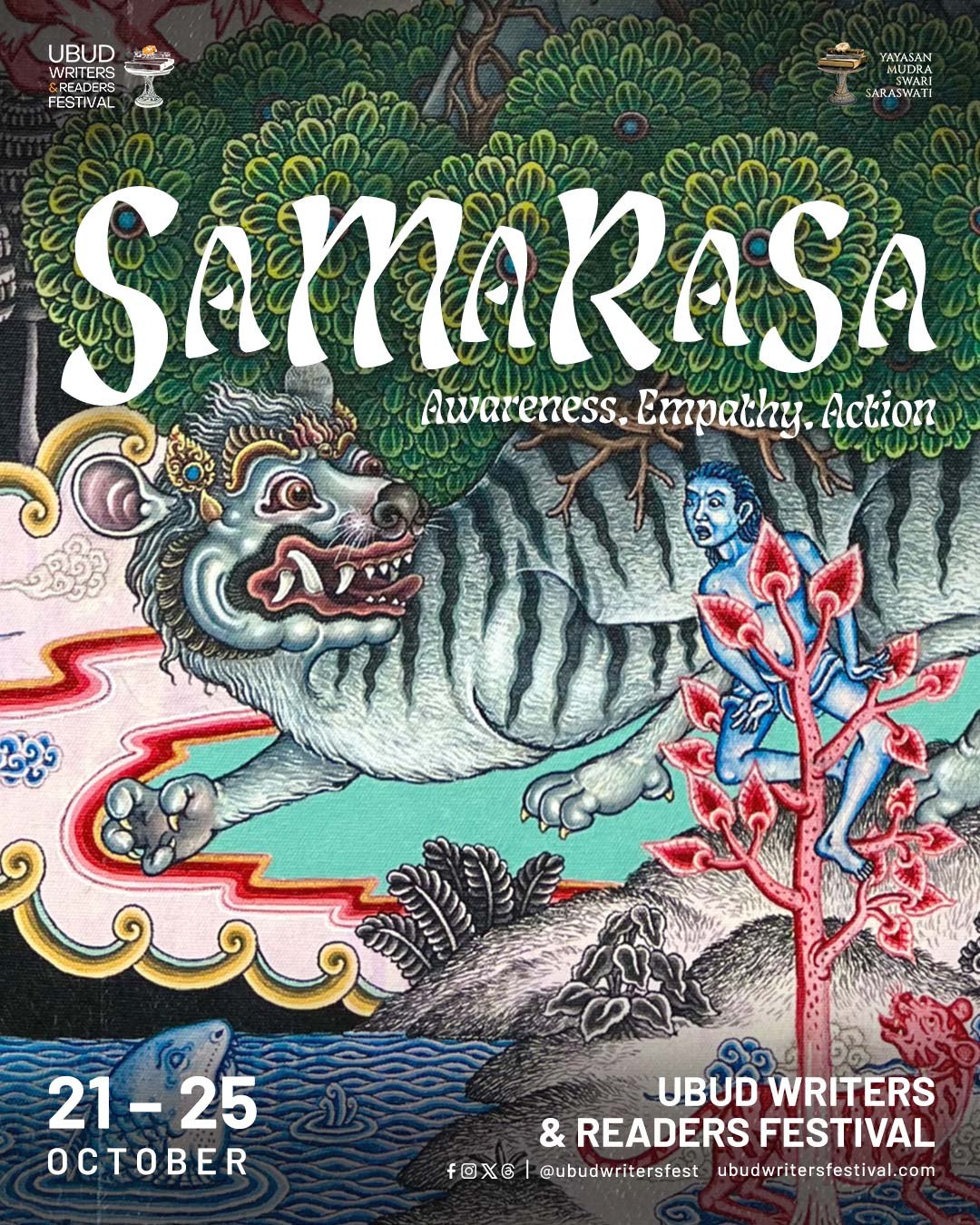 Ubud Writers & Readers Festival — affiche / photo officielle