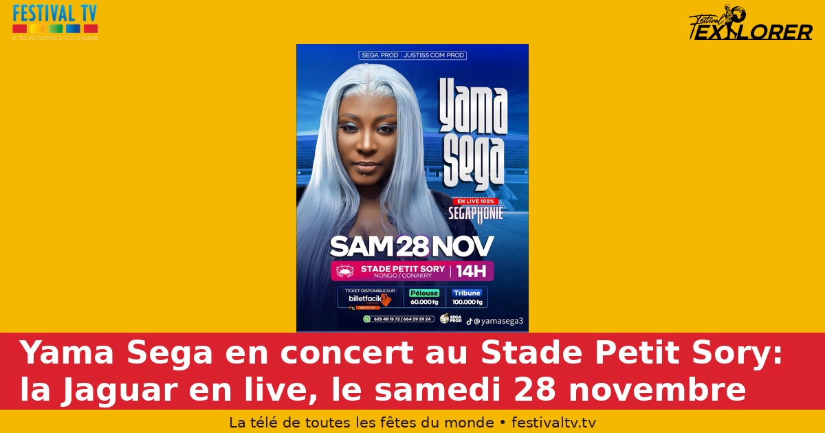 Yama Sega in concert at Petit Sory Stadium: the Jaguar live, Saturday, November 28