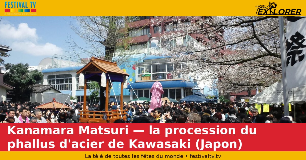 Kanamara Matsuri — the steel phallus procession of Kawasaki (Japan)