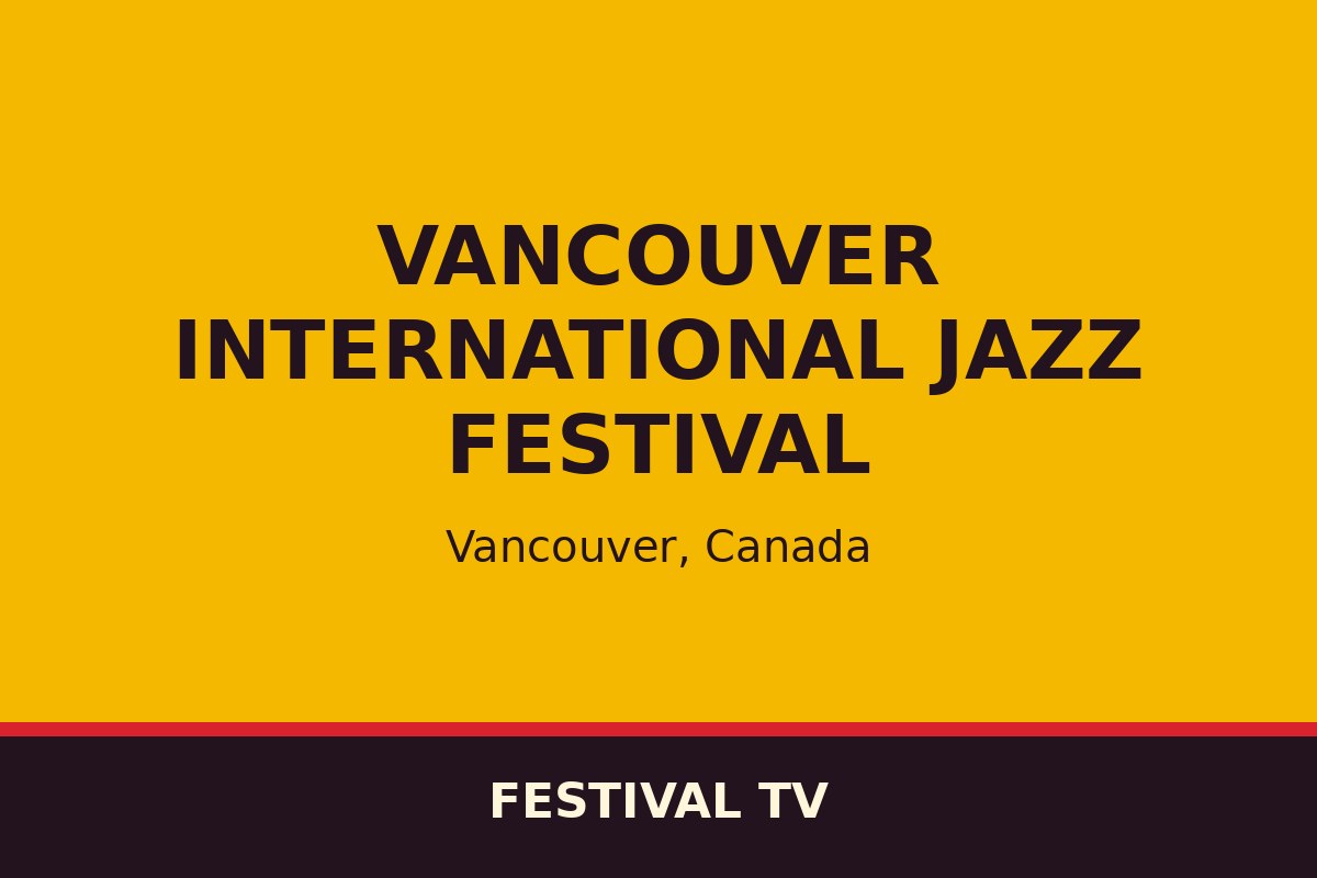 Vancouver International Jazz Festival — affiche / photo officielle
