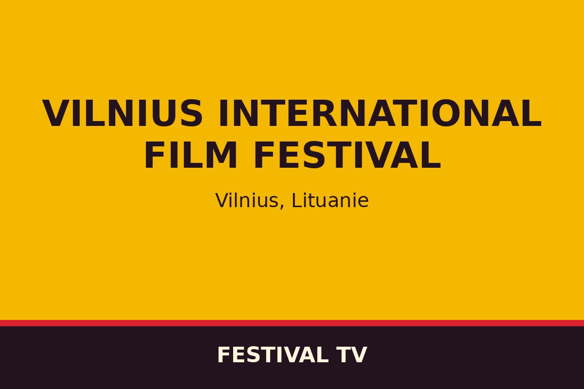 Vilnius International Film Festival — affiche / photo officielle