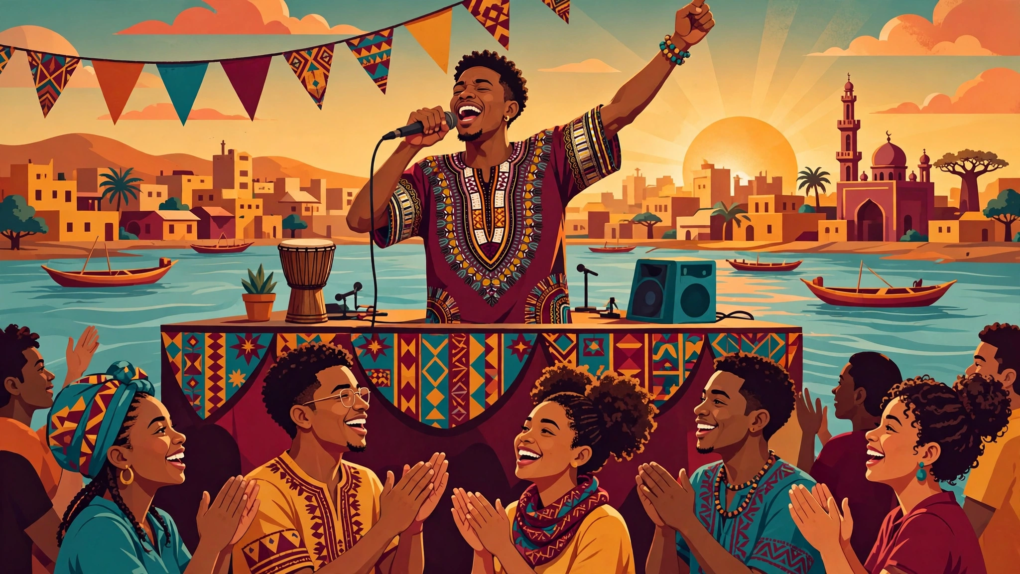 Festival International de Slam et d'Humour du Mali (FIS) — affiche / photo officielle