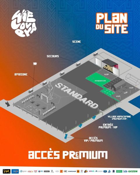 WeLovEya — Site map — Premium access, 2nd edition (© WeLovEya Festival)