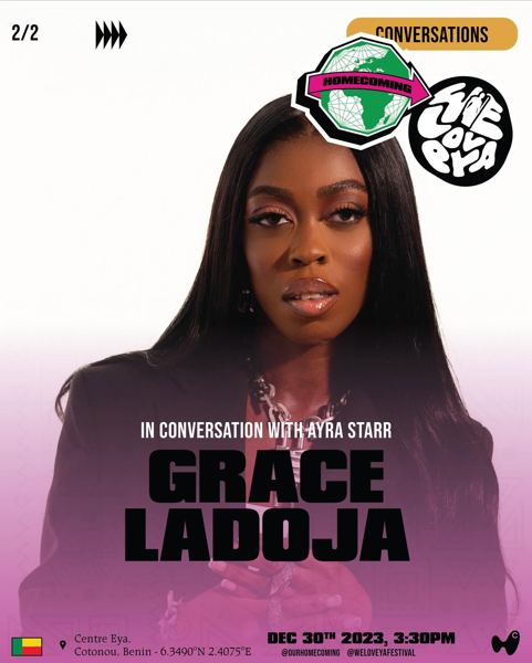 WeLovEya — Homecoming Conversations — Grace Ladoja (© WeLovEya Festival)