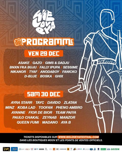 WeLovEya — Programming — Friday 29 and Saturday 30 December (© WeLovEya Festival)