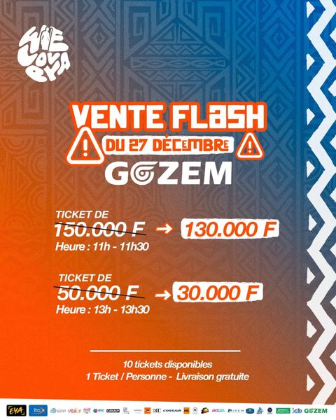 WeLovEya — Flash sale Gozem — December 27 (© WeLovEya Festival)