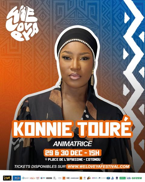 WeLovEya — Official poster — Konnie Touré, animator (© WeLovEya Festival)
