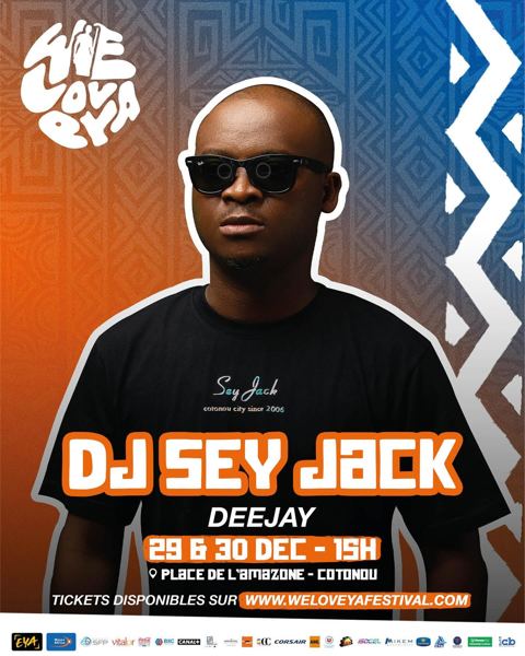 WeLovEya — Official poster — DJ Sey Jack (© WeLovEya Festival)