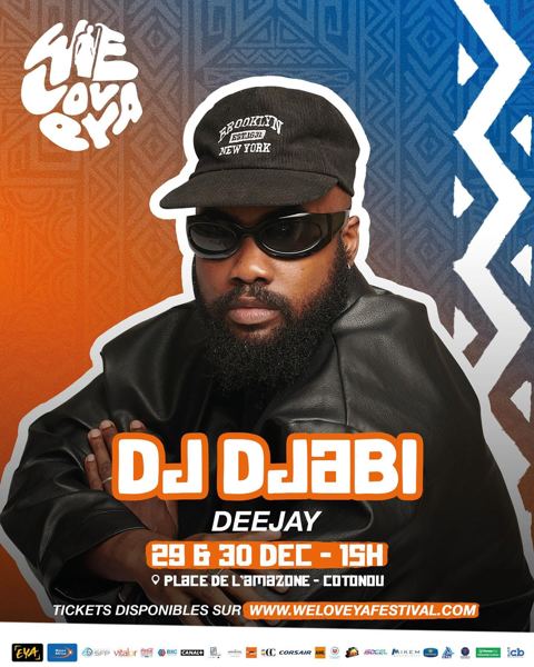 WeLovEya — Official poster — DJ Djabi (© WeLovEya Festival)