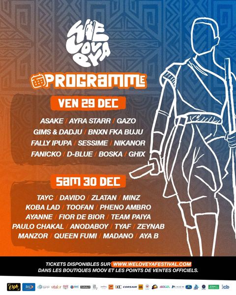 WeLovEya — Programming — Friday 29 and Saturday 30 December (© WeLovEya Festival)