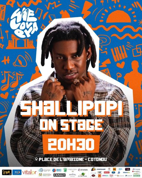 WeLovEya — Official poster — Shallipopi on stage at 8:30 pm (© WeLovEya Festival)