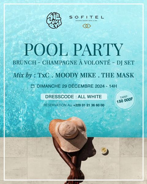 WeLovEya — Official Poster — Pool Party at Sofitel, Sunday, December 29, 2024 (© WeLovEya Festival)