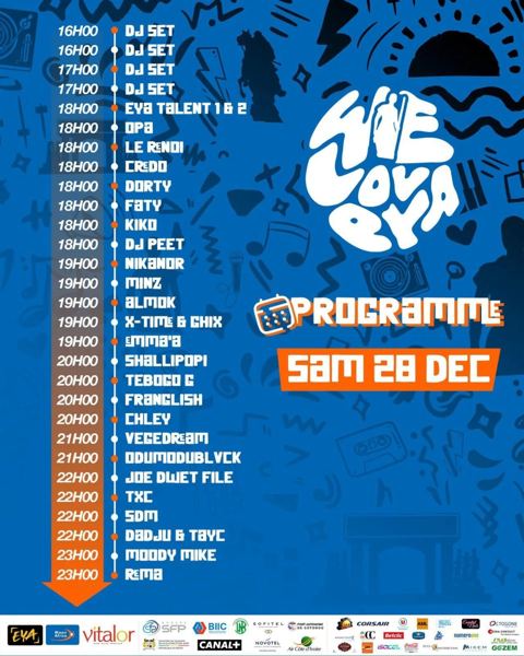 WeLovEya — Programming — Saturday 28 December (© WeLovEya Festival)