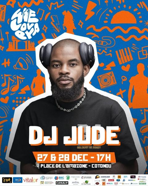 WeLovEya — Official poster — DJ Jude (© WeLovEya Festival)